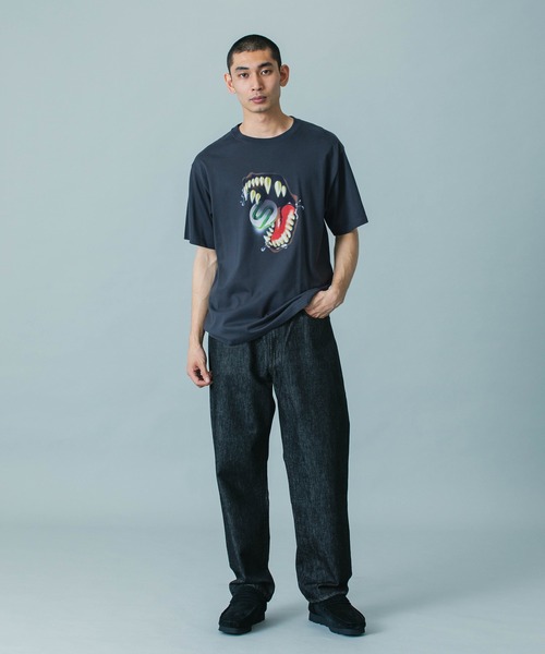 SILAS（サイラス）の「MOUTH S/S TEE（Tシャツ/カットソー・メンズ・チャコール/ブラック/アッシュ・M/L/XL）」の10枚目の写真