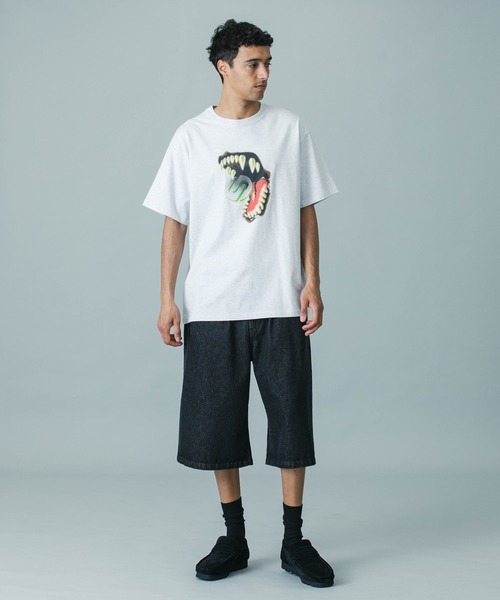 SILAS（サイラス）の「MOUTH S/S TEE（Tシャツ/カットソー・メンズ・チャコール/ブラック/アッシュ・M/L/XL）」の12枚目の写真