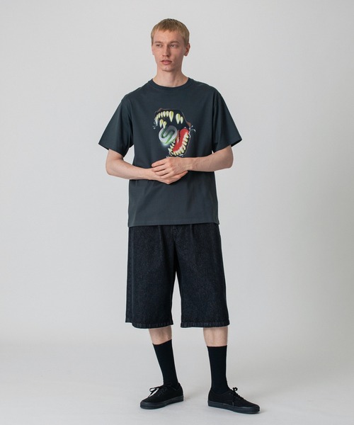 SILAS（サイラス）の「MOUTH S/S TEE（Tシャツ/カットソー・メンズ・チャコール/ブラック/アッシュ・M/L/XL）」の17枚目の写真