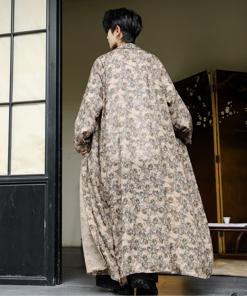 neos(ネオス)の「【neos】ロングシルエット レオパード フラワー 総柄 レトロ シアー シャツ(シャツ/ブラウス・メンズ・その他1/その他2/その他3・MEDIUM/LARGE)」の7枚目の写真