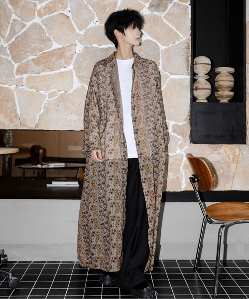 neos(ネオス)の「【neos】ロングシルエット レオパード フラワー 総柄 レトロ シアー シャツ(シャツ/ブラウス・メンズ・その他1/その他2/その他3・MEDIUM/LARGE)」の18枚目の写真