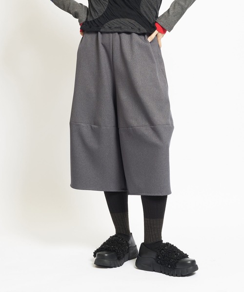 gomme(ゴム) プリーツドット切替サルエルパンツ gomme（ゴム）の「プリーツドット 切替サルエルパンツ（その他