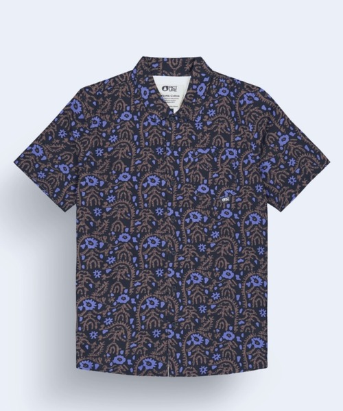 PICTURE ORGANIC CLOTHING(ピクチャーオーガニッククロージング)の「【PICTURE/ピクチャー】MATAIKONA SS SHIRT 半袖 総柄シャツ(シャツ/ブラウス・メンズ・パープル/ホワイト×レッド/ブラック系その他/ブラック系その他2/オレンジ系その他/グリーン系その他・MEDIUM/LARGE)」の3枚目の写真