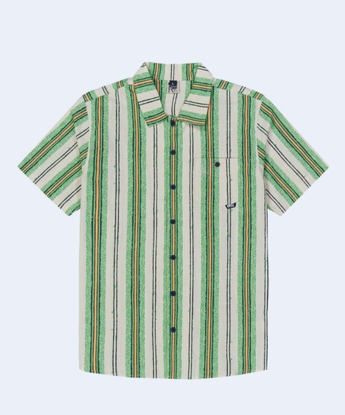 PICTURE ORGANIC CLOTHING(ピクチャーオーガニッククロージング)の「【PICTURE/ピクチャー】MATAIKONA SS SHIRT 半袖 総柄シャツ(シャツ/ブラウス・メンズ・パープル/ホワイト×レッド/ブラック系その他/ブラック系その他2/オレンジ系その他/グリーン系その他・MEDIUM/LARGE)」の5枚目の写真