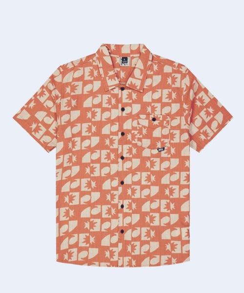 PICTURE ORGANIC CLOTHING(ピクチャーオーガニッククロージング)の「【PICTURE/ピクチャー】MATAIKONA SS SHIRT 半袖 総柄シャツ(シャツ/ブラウス・メンズ・パープル/ホワイト×レッド/ブラック系その他/ブラック系その他2/オレンジ系その他/グリーン系その他・MEDIUM/LARGE)」の6枚目の写真