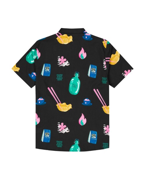 PICTURE ORGANIC CLOTHING(ピクチャーオーガニッククロージング)の「【PICTURE/ピクチャー】MATAIKONA SS SHIRT 半袖 総柄シャツ(シャツ/ブラウス・メンズ・パープル/ホワイト×レッド/ブラック系その他/ブラック系その他2/オレンジ系その他/グリーン系その他・MEDIUM/LARGE)」の10枚目の写真