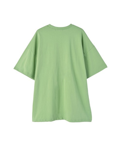 marjour（マージュール）の「LOGO OVER TEE（Tシャツ/カットソー・レディース・グリーン/ブルー・M）」の13枚目の写真