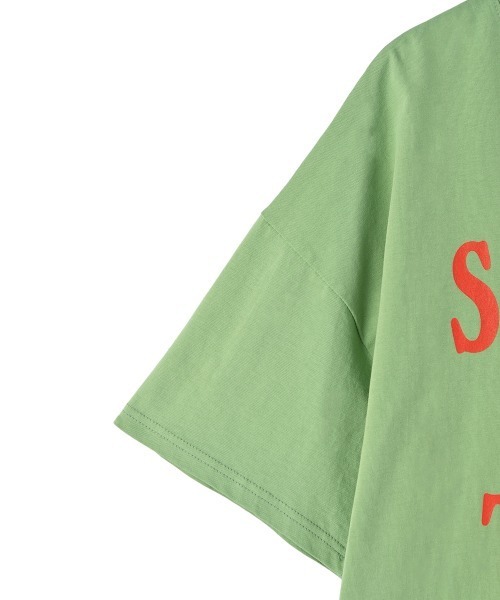 marjour（マージュール）の「LOGO OVER TEE（Tシャツ/カットソー・レディース・グリーン/ブルー・M）」の16枚目の写真