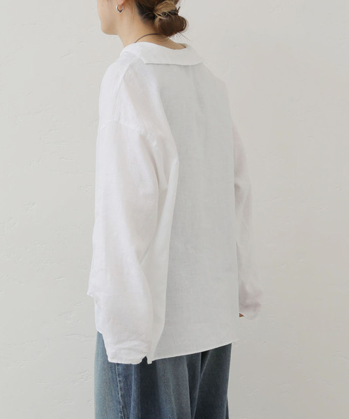 ソフトリネン セーラーシャツ（シャツ/ブラウス）｜JOURNAL