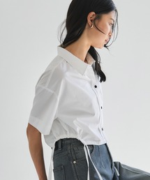 【残りわずか!】オープンヨークショートシャツ|ウォッシャブル/半袖/夏服