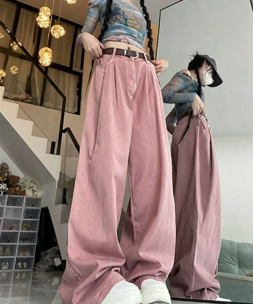 REBALANCE(リバランス)の「ワイドカラーデニム(デニムパンツ・レディース・C/A/B・X-LARGE/LARGE/MEDIUM)」の5枚目の写真