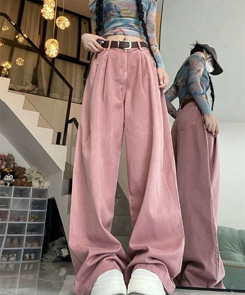 REBALANCE(リバランス)の「ワイドカラーデニム(デニムパンツ・レディース・C/A/B・X-LARGE/LARGE/MEDIUM)」の7枚目の写真