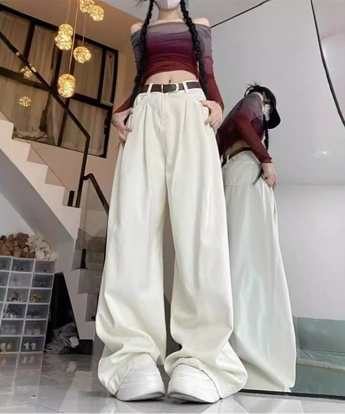 REBALANCE(リバランス)の「ワイドカラーデニム(デニムパンツ・レディース・C/A/B・X-LARGE/LARGE/MEDIUM)」の9枚目の写真
