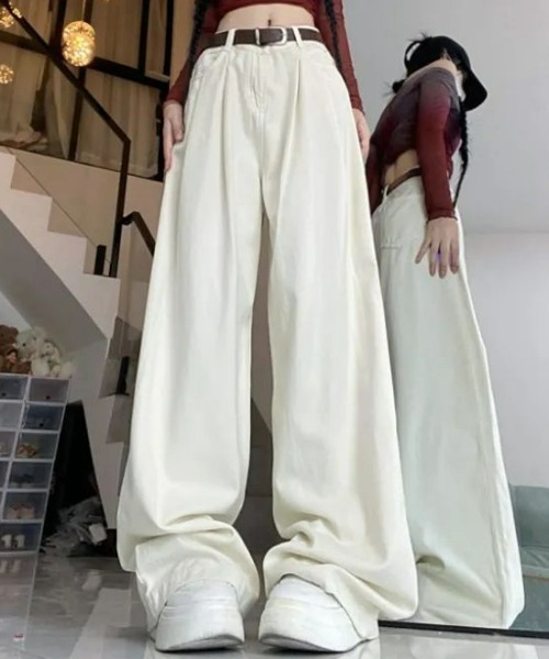 REBALANCE(リバランス)の「ワイドカラーデニム(デニムパンツ・レディース・C/A/B・X-LARGE/LARGE/MEDIUM)」の10枚目の写真