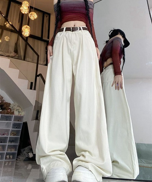 REBALANCE(リバランス)の「ワイドカラーデニム(デニムパンツ・レディース・C/A/B・X-LARGE/LARGE/MEDIUM)」の13枚目の写真