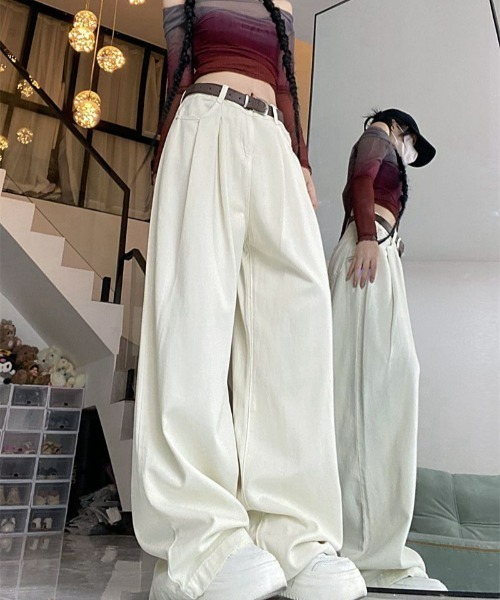 REBALANCE(リバランス)の「ワイドカラーデニム(デニムパンツ・レディース・C/A/B・X-LARGE/LARGE/MEDIUM)」の14枚目の写真
