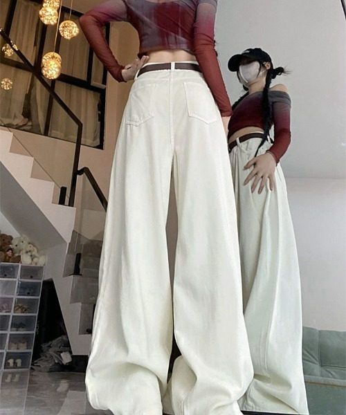 REBALANCE(リバランス)の「ワイドカラーデニム(デニムパンツ・レディース・C/A/B・X-LARGE/LARGE/MEDIUM)」の16枚目の写真