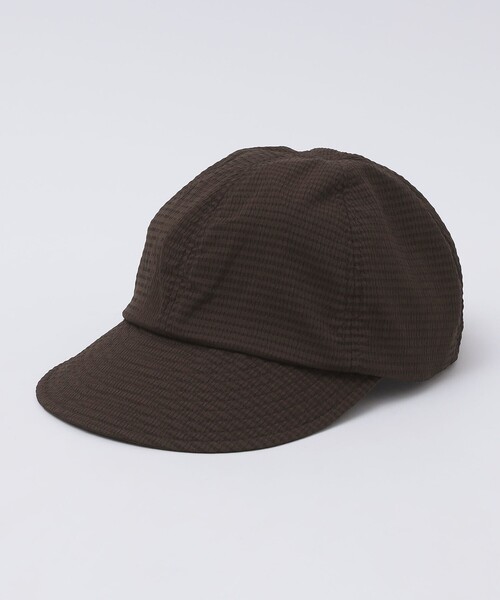 SHIPS（シップス）の「【SHIPS別注】halo commodity: SEERSUCKER CAP（キャップ・メンズ・グレー/ブラック/ブラウン・ONE SIZE）」の3枚目の写真