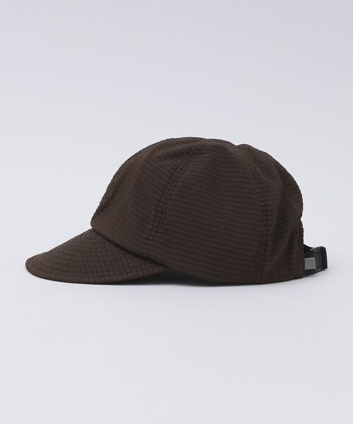 SHIPS（シップス）の「【SHIPS別注】halo commodity: SEERSUCKER CAP（キャップ・メンズ・グレー/ブラック/ブラウン・ONE SIZE）」の4枚目の写真