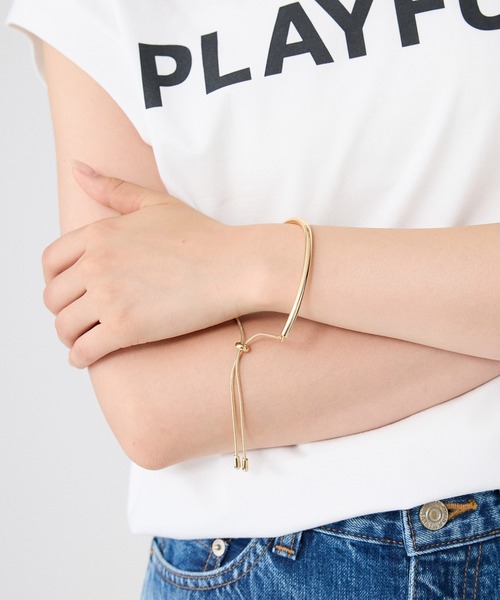 BABYLONE（バビロン）の「アンクブレス（ブレスレット・レディース・ブラウン系その他/シルバーグレー・FREE）」の2枚目の写真