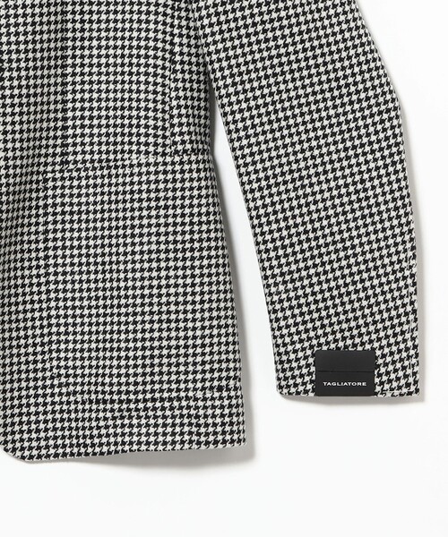 TAGLIATORE(タリアトーレ)の「【別注】TAGLIATORE / COSTA AZZURRA ウール ハウンドトゥース ジャケット(テーラードジャケット・メンズ・ブラック・54/50/42)」の4枚目の写真