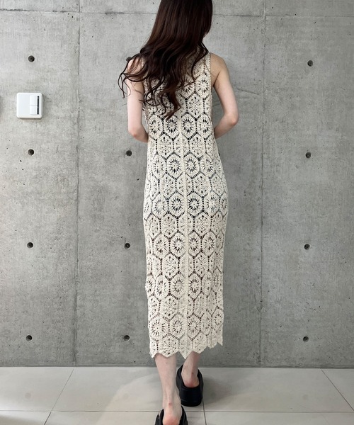 セール】かぎ編みロングジレ（その他トップス）｜GLAMOROUS JANE