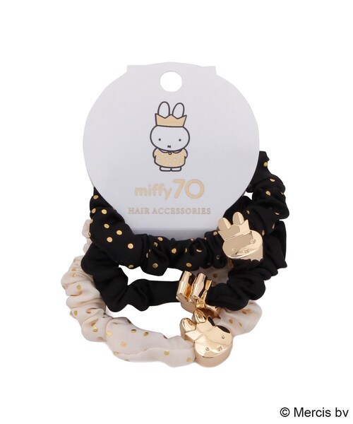 one'sterrace(ワンズテラス)の「Dick Bruna miffy サテンシュシュセット(その他雑貨・レディース・ブラック系8/ホワイト系9・99)」の1枚目の写真