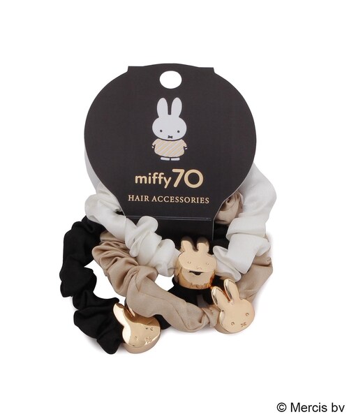 one'sterrace(ワンズテラス)の「Dick Bruna miffy サテンシュシュセット(その他雑貨・レディース・ブラック系8/ホワイト系9・99)」の2枚目の写真