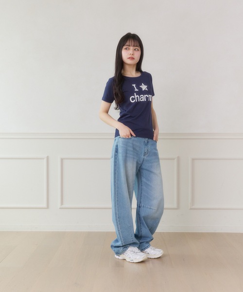 FCMM(エフシーエムエム)の「【日本限定】I LOVE TEE / アイラブTEE(Tシャツ/カットソー・レディース・オフホワイト/ライトブルー/ブラック/チャコールグレー/ネイビー・SMALL/MEDIUM)」の19枚目の写真