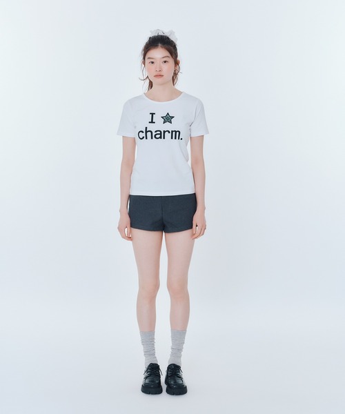 FCMM(エフシーエムエム)の「【日本限定】I LOVE TEE / アイラブTEE(Tシャツ/カットソー・レディース・オフホワイト/ライトブルー/ブラック/チャコールグレー/ネイビー・SMALL/MEDIUM)」の8枚目の写真