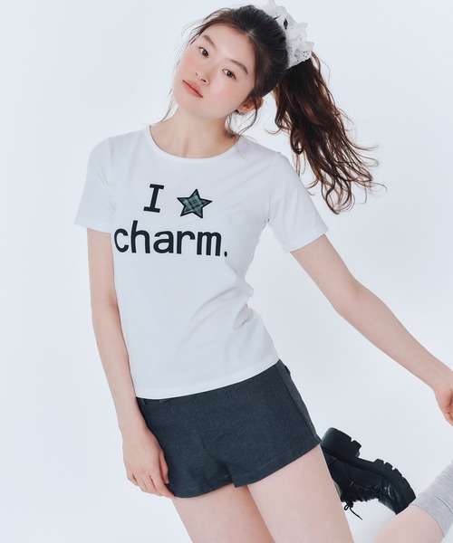 FCMM(エフシーエムエム)の「【日本限定】I LOVE TEE / アイラブTEE(Tシャツ/カットソー・レディース・オフホワイト/ライトブルー/ブラック/チャコールグレー/ネイビー・SMALL/MEDIUM)」の9枚目の写真