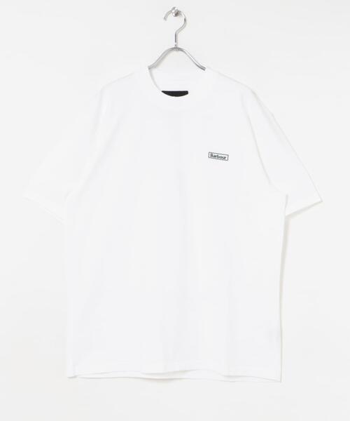 Barbour（バブアー）の「Barbour　walton embroidered os t-shirts（Tシャツ/カットソー・メンズ・ホワイト/ライトブルー・38/42/40）」の2枚目の写真