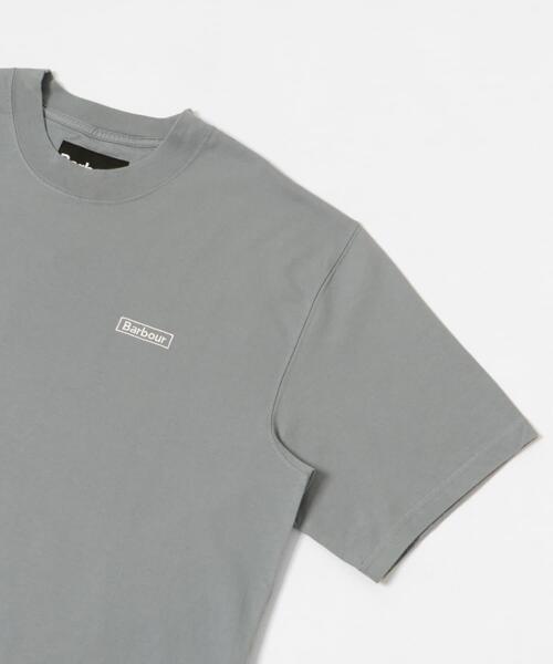 Barbour（バブアー）の「Barbour　walton embroidered os t-shirts（Tシャツ/カットソー・メンズ・ホワイト/ライトブルー・38/42/40）」の4枚目の写真