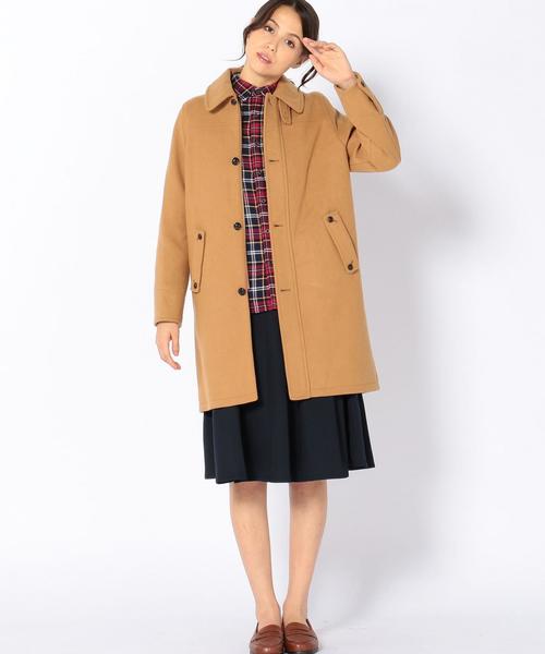 coen(コーエン)の「メルトンロングコート◆(その他アウター・レディース・ダークグレー/ベージュ・LARGE/MEDIUM)」の16枚目の写真