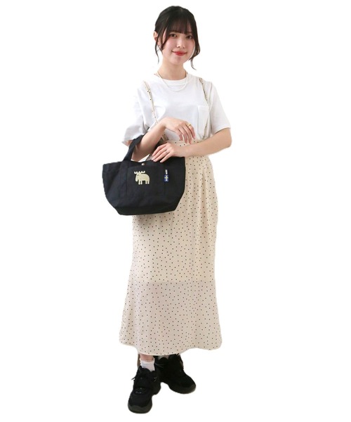 moz(モズ)の「moz karuiiトート M(トートバッグ・レディース・ブラック/カーキ/ベージュ/グレー・FREE)」の6枚目の写真