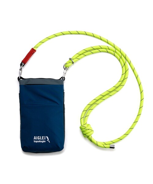 AIGLE(エーグル)の「撥水 Topologie トポロジー(R) Phone Sacoche フォンサコッシュ ショルダーミニポーチ / ストラップ付き(ショルダーバッグ・レディース・ブルー/カーキ/ピンク・FREE)」の18枚目の写真