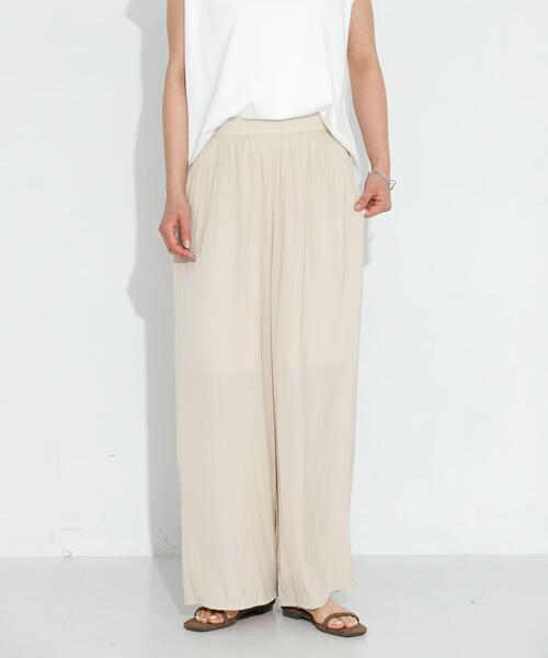 URBAN RESEARCH Sonny Label(アーバンリサーチサニーレーベル)の「ビンテージワッシャーイージーパンツ(その他パンツ・レディース・ベージュ/ダークブラウン/グレー・36/38)」の4枚目の写真