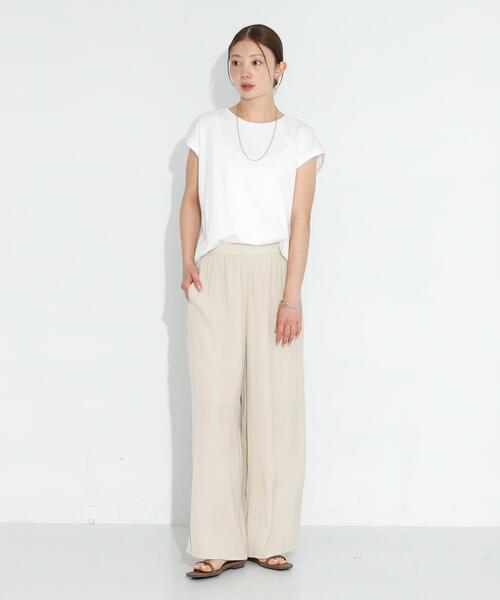 URBAN RESEARCH Sonny Label(アーバンリサーチサニーレーベル)の「ビンテージワッシャーイージーパンツ(その他パンツ・レディース・ベージュ/ダークブラウン/グレー・36/38)」の8枚目の写真