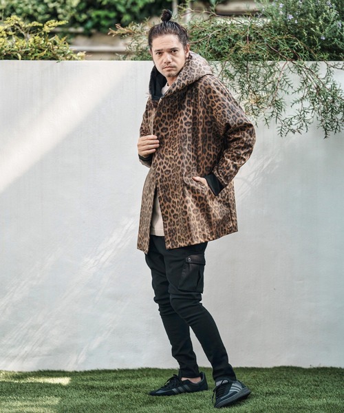 CAMBIO（カンビオ）の「mp13788- Bonded Fleece Backing Twill One Side Cargo Tight Fit Pants タイトフィットパンツ（カーゴパンツ・メンズ・ブラック・S/M/L）」の11枚目の写真