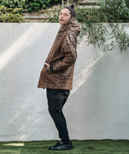 CAMBIO（カンビオ）の「mp13788- Bonded Fleece Backing Twill One Side Cargo Tight Fit Pants タイトフィットパンツ（カーゴパンツ・メンズ・ブラック・S/M/L）」の13枚目の写真