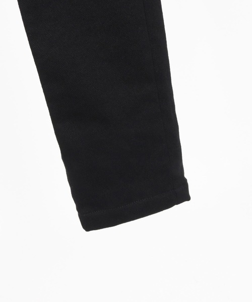 CAMBIO（カンビオ）の「mp13788- Bonded Fleece Backing Twill One Side Cargo Tight Fit Pants タイトフィットパンツ（カーゴパンツ・メンズ・ブラック・S/M/L）」の3枚目の写真