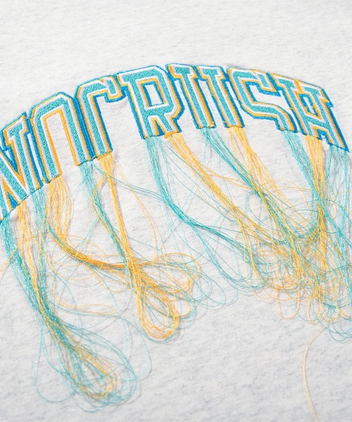 HOOK(フック)の「HOOK -original- フリンジデザイン英字刺繍ロンTEE(Tシャツ/カットソー・メンズ・ライトグレー/ブラック・MEDIUM/LARGE/X-LARGE)」の16枚目の写真