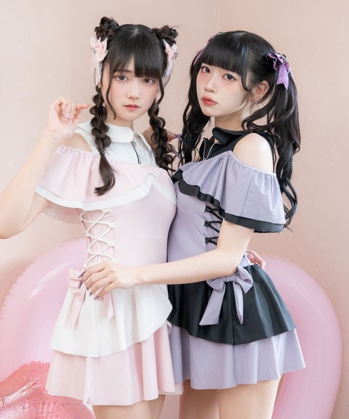 セール】魔法少女サイドレースアップ水着（水着）｜DearMyLove