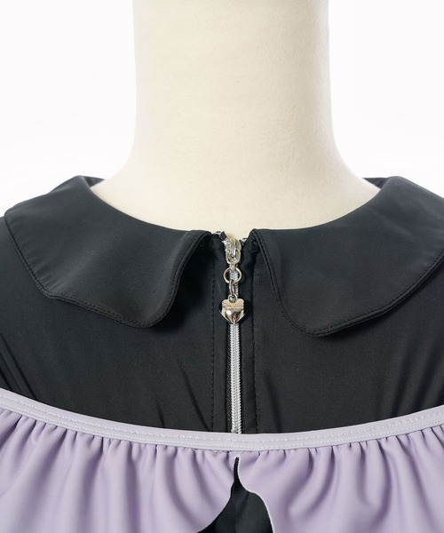 DearMyLove（ディアマイラブ）の「魔法少女サイドレースアップ水着（水着・レディース・ベビーピンク/ブラック/パープル/サックスブルー・MEDIUM/LARGE/LL）」の16枚目の写真