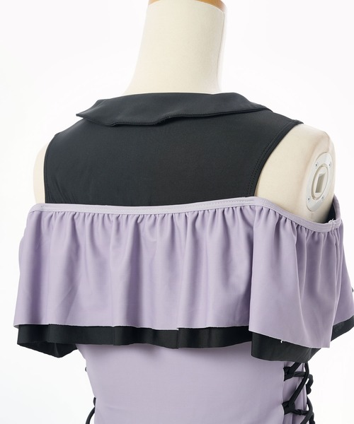 夢展望　魔法少女サイドレースアップ水着　パープル m534448-02_1000x.jpg?v=1718353165