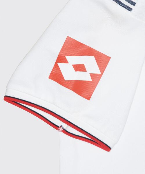 LOTTO(ロット)の「LOTTO DESIGN POLO SHIRTS(ポロシャツ・メンズ・ホワイト/ブラック・LARGE/MEDIUM/X-LARGE)」の6枚目の写真