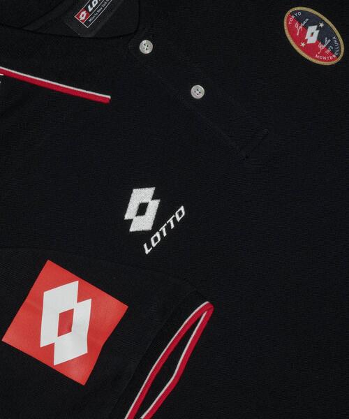 LOTTO(ロット)の「LOTTO DESIGN POLO SHIRTS(ポロシャツ・メンズ・ホワイト/ブラック・LARGE/MEDIUM/X-LARGE)」の9枚目の写真