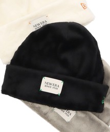 NEW ERA（ニューエラ）の「ニューエラ ニット帽 マイクロファー パッチ（ニットキャップ/ビーニー）」