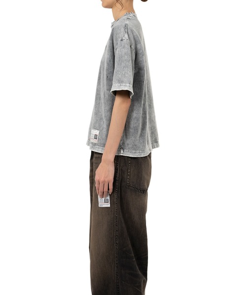 Maison MIHARA YASUHIRO(メゾンミハラヤスヒロ)の「Bleached T-shirt(Tシャツ/カットソー・レディース・グレー/ブラック・36/38)」の17枚目の写真