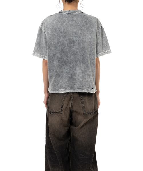 Maison MIHARA YASUHIRO(メゾンミハラヤスヒロ)の「Bleached T-shirt(Tシャツ/カットソー・レディース・グレー/ブラック・36/38)」の18枚目の写真
